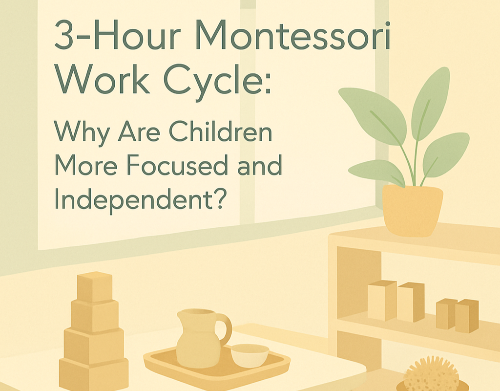 3 Jam Work Cycle Montessori